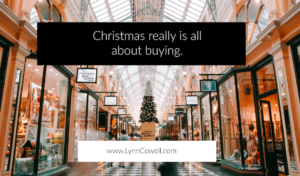 For those of us overwhelmed by Christmas, it can feel like it is only about the buying. This Christmas, I am discovering it is ... and it is a very good thing!