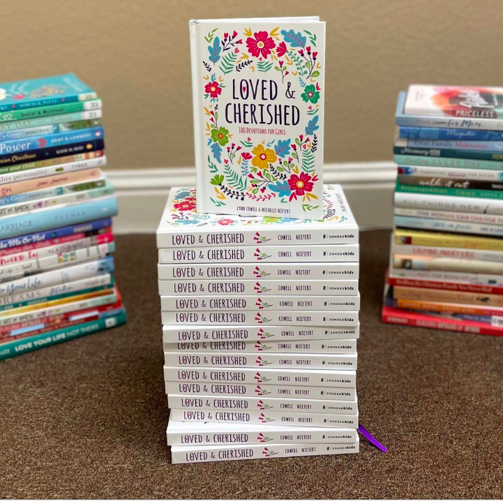 Give the gift of God’s love this holiday!

When you gift a copy of Loved & Cherished, we would love to gift you a book written by one of Michelle’s friends! You can choose a book by writers such as Lynn Cowell, Mary DeMuth, Tricia Goyer, Ann Voskamp, Rebekah Lyons, and more!

After gifting a copy of Loved & Cherished, you can go to MichelleNietert.com to provide proof of your purchase and choose the book you would like to receive!